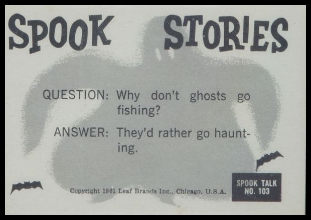 1961 Leaf Spook Stories